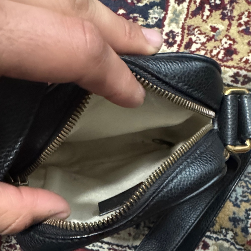 Gucci Black Leather Crossbody Bag - Picture 15 of 16